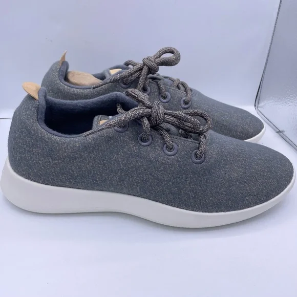 ALLBIRDS merino wool gray classic runner sneakers women Size 11 - Picture 10 of 11